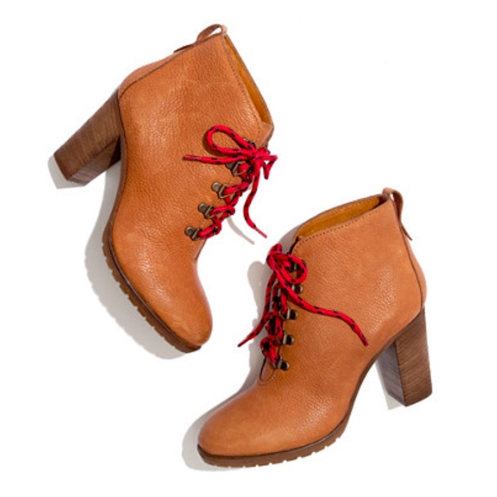 NWOT Madewell Heeled Hiking Boot